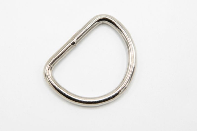 D-ring sveiset 40 x 31 x 5 mm forniklet