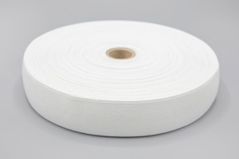 STRIKK FLAT HARD 40 MM HVIT
