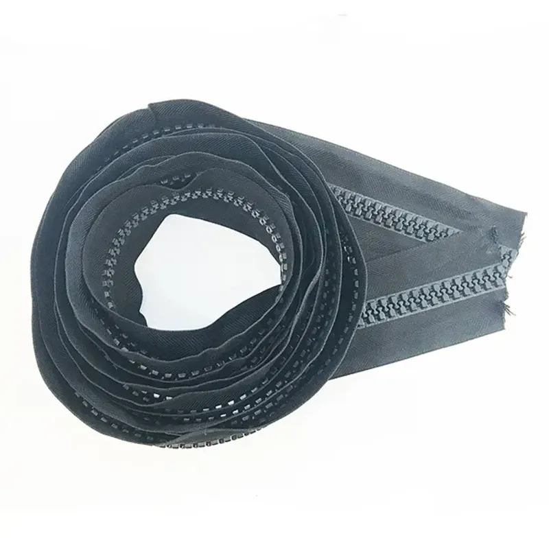 Glidelås Delrin 15 mm sort