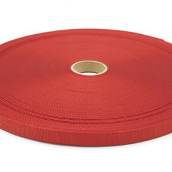 Hovedbilde PES bånd standard 19 mm rød
